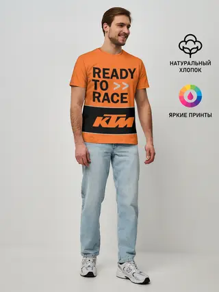 Мужская базовая футболка / KTM | READY TO RACE