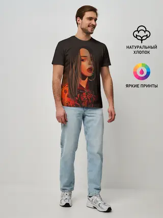 Мужская базовая футболка / Billie Eilish