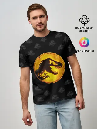 Мужская базовая футболка / Jurassic World | Мир Юрского периода