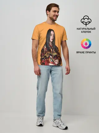 Мужская базовая футболка / Billie eilish