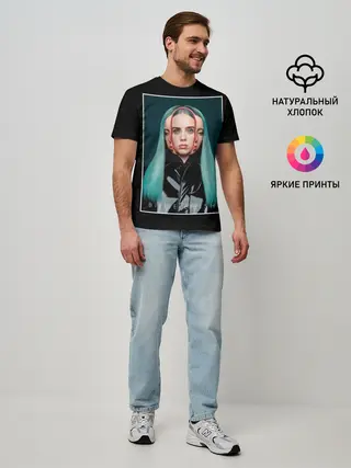 Мужская базовая футболка / Billie Eilish