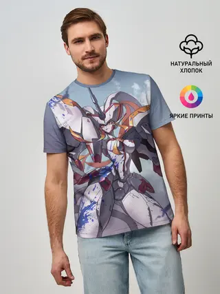 Мужская базовая футболка / Zero Two