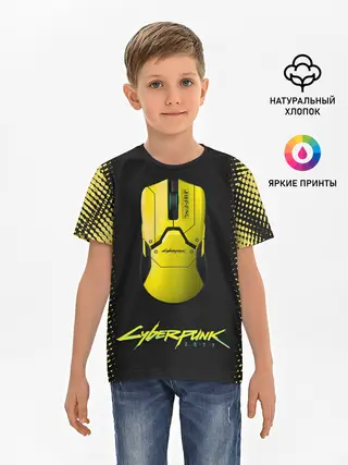 Детская базовая футболка / cyberpunk 2077