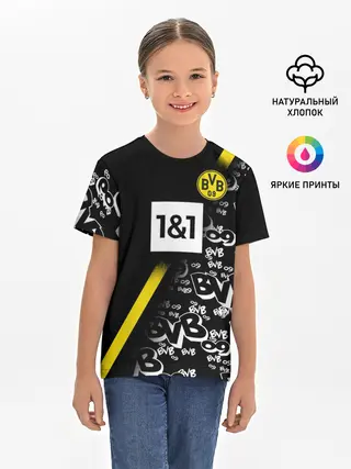 Детская базовая футболка / Dortmund 2020/2021 ФОРМА