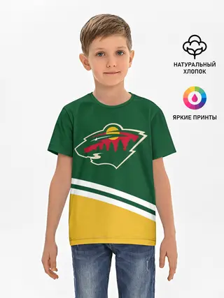Детская базовая футболка / Minnesota Wild NHL