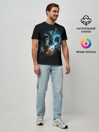 Мужская базовая футболка / Star Trek