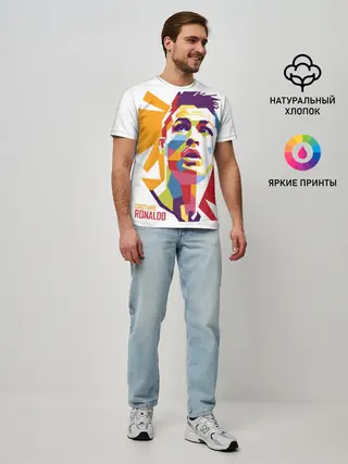 Мужская базовая футболка / Криштиану Роналду