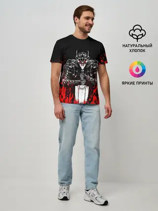 Мужская базовая футболка / Берсерк облик