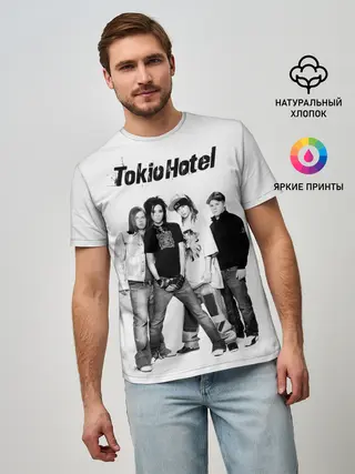 Мужская базовая футболка / Tokio Hotel