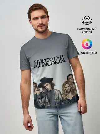 Мужская базовая футболка / Maneskin