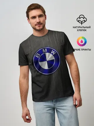 Мужская базовая футболка / bmw
