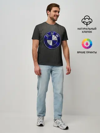Мужская базовая футболка / bmw