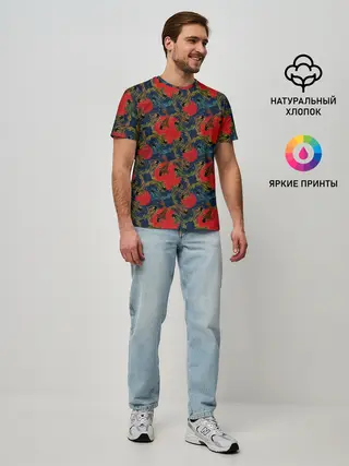 Мужская базовая футболка / Карпы