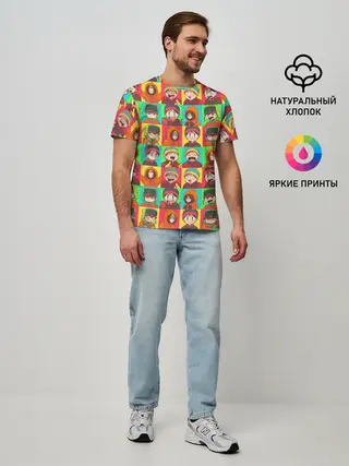 Мужская базовая футболка / Аниме Южный парк