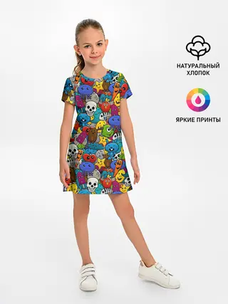 Детское платье / Граффити