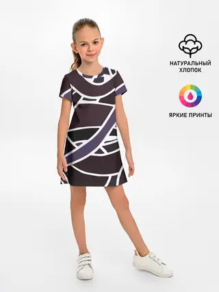 Детское платье / Линейная текстура