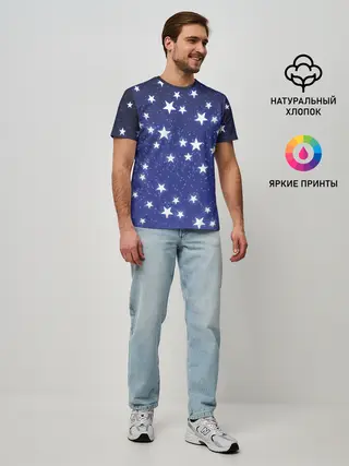 Мужская базовая футболка / Stars