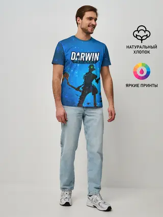 Мужская базовая футболка / Darwin Project | Королевская Битва