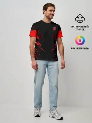 Мужская базовая футболка / ARSENAL 2018 SPORT