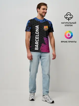Мужская базовая футболка / BARCELONA