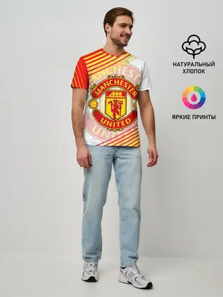 Мужская базовая футболка / МАНЧЕСТЕР / MANCHESTER / SPORT
