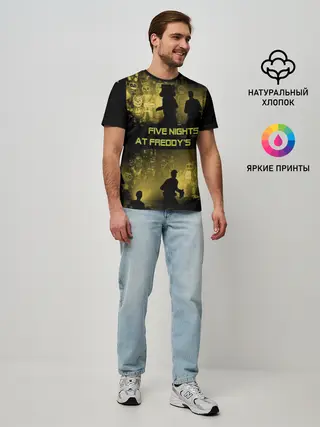 Мужская базовая футболка / Five Nights at Freddys