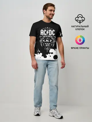 Мужская базовая футболка / AC/DC T.N.T.