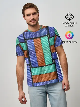 Мужская базовая футболка / Stripes