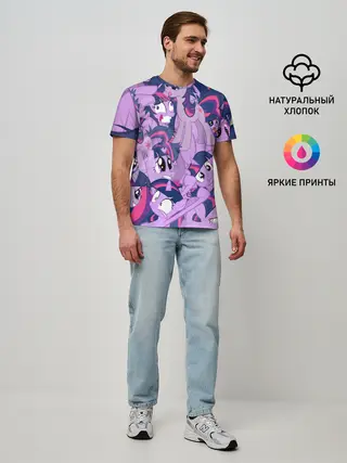 Мужская базовая футболка / PATTERN PONY