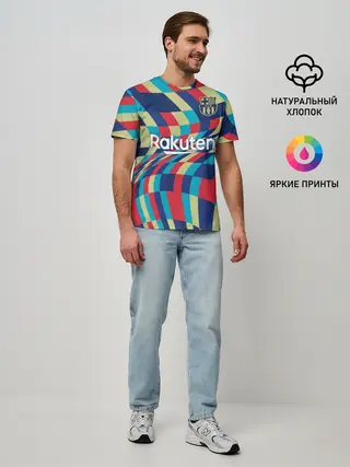 Мужская базовая футболка / FC Barcelona | La Liga Pre-Match