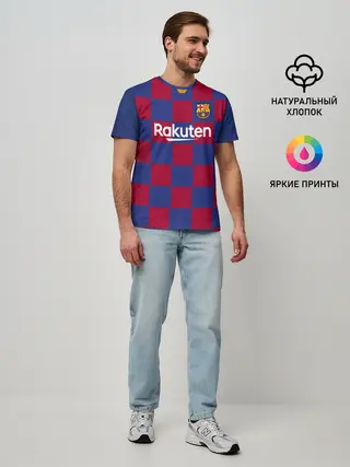 Мужская базовая футболка / Неймар Форма Барселона 19/20
