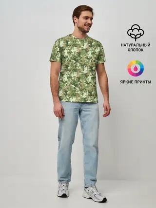 Мужская базовая футболка / Лягушки