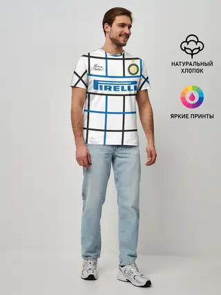 Мужская базовая футболка / INTER выездная 20/21