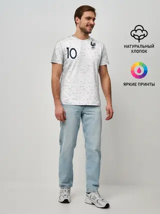 Мужская базовая футболка / Mbappe away WC 2018