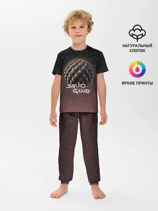 Детская пижама с брюками / ПЛАНЕТА ИГР | ИГРА В КАЛЬМАРА