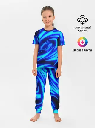 Детская пижама с брюками / ОГНЕННЫЕ ВОЛНЫ | FIRE STRIPES