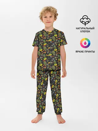 Детская пижама с брюками / Время порыбачить