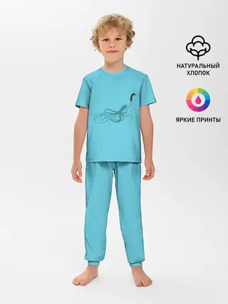 Детская пижама с брюками / Тайна Лох-несского чудовища