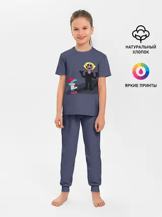 Детская пижама с брюками / Бойфренд и Монстр