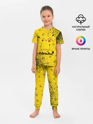 Детская пижама с брюками / ПИКАЧУ / PIKACHU
