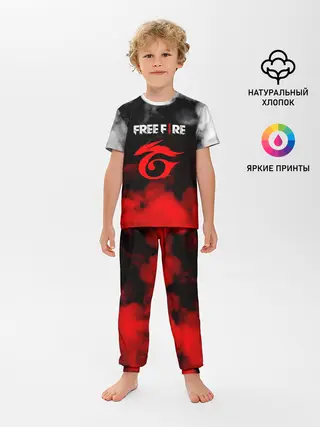 Детская пижама с брюками / GARENA FREE FIRE / ГАРЕНА ФРИ ФАЕР.