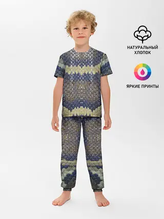 Детская пижама с брюками / Рептилоид. Змея