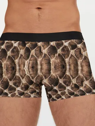 Мужские трусы боксеры / Snake Skin