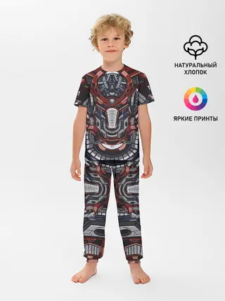 Детская пижама с брюками / Механический робот