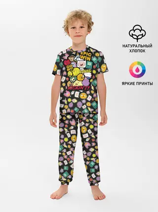 Детская пижама с брюками / Adventure Time stickers