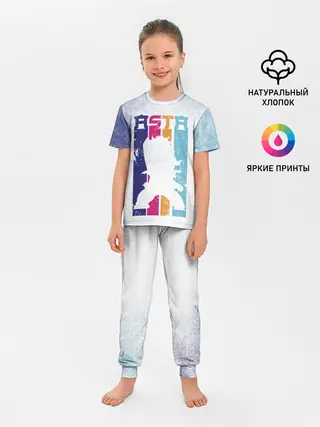 Детская пижама с брюками / Стена Аста Чёрный клевер