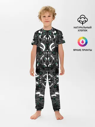 Детская пижама с брюками / Абстрактная фантастика
