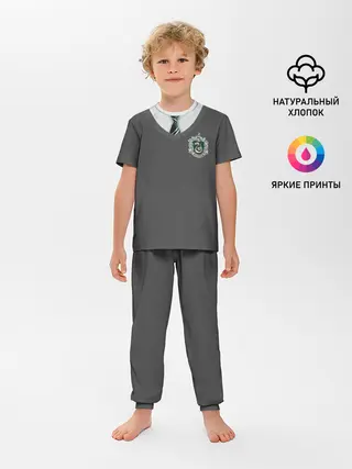 Детская пижама с брюками / Форма Слизерина