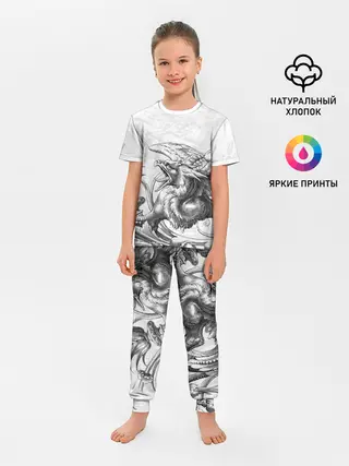 Детская пижама с брюками / Грифон