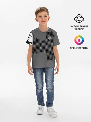 Детская базовая футболка / BAYERN MUNCHEN GRAY